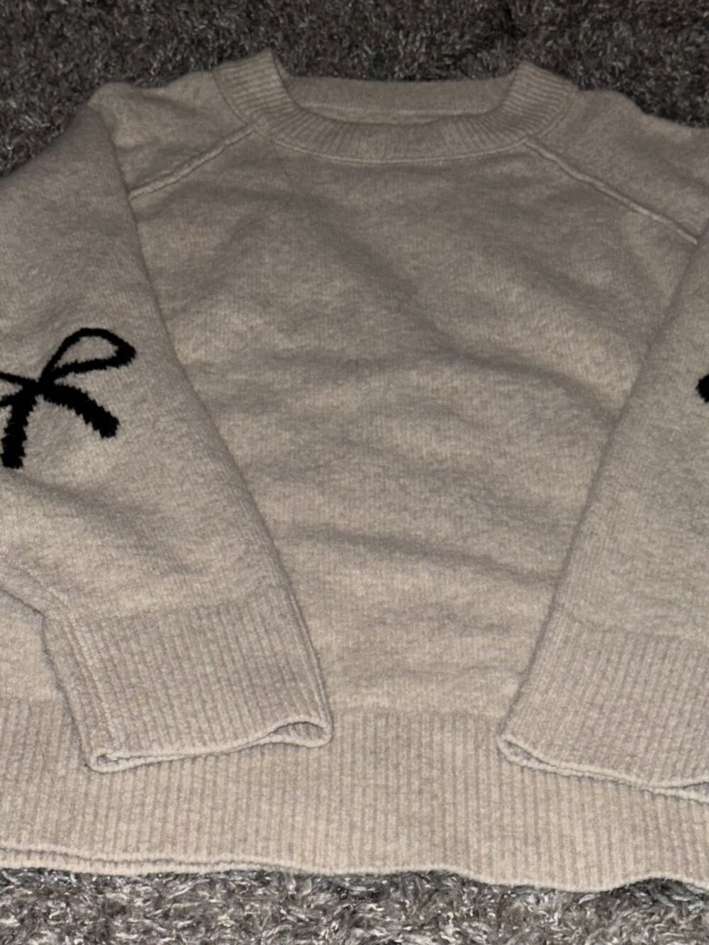 Aerie UnREAL Crew Sweater with Bows